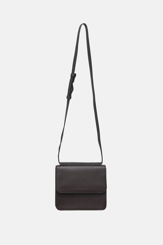 Brunello Cucinelli Leather Monili Flap Crossbody Bag