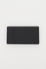 Bulgari Black Leather Long Bi-Fold Wallet
