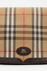 Burberry Vintage Brown Haymarket Crossbody Bag