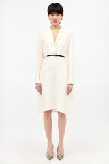 Celine Silk Collared Dress