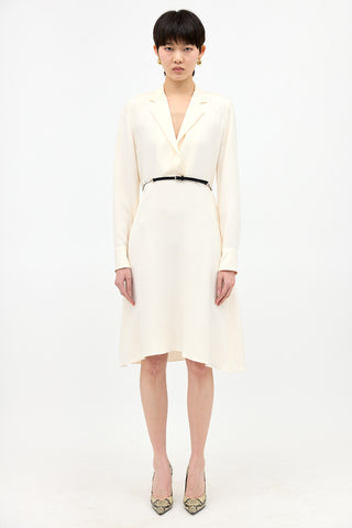 Celine Silk Collared Dress
