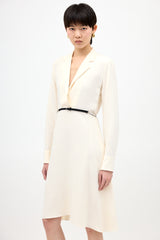 Celine Silk Collared Dress