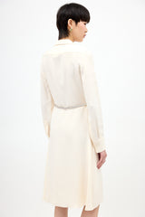 Celine Silk Collared Dress