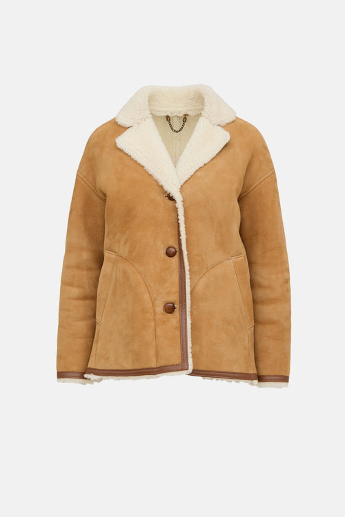 VSP Archive Suede Shearling Jacket