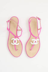 ChanelCC T-Strap Sandal