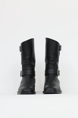 Chanel Leather Biker Boot