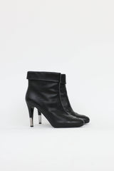 Chanel CC Foldover Ankle Boot