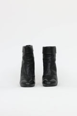 Chanel CC Foldover Ankle Boot