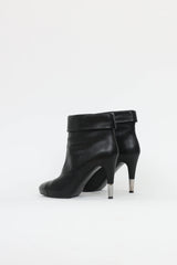 Chanel CC Foldover Ankle Boot