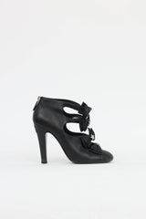 Chanel Embellished Bow Booties