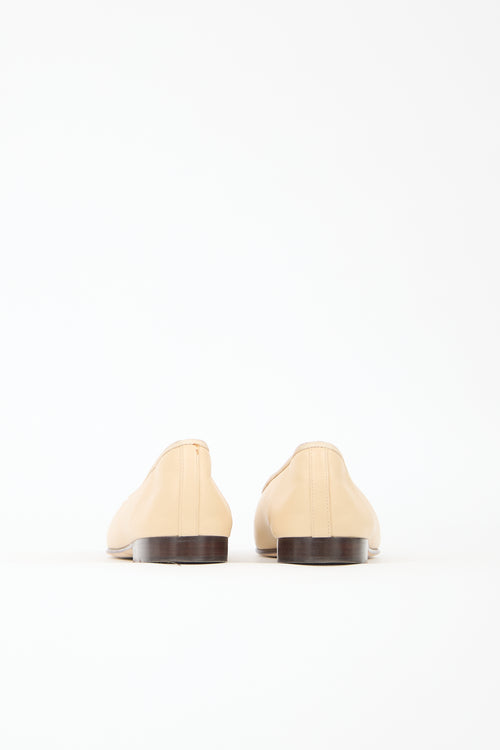 Chanel Leather CC Ballet Flat