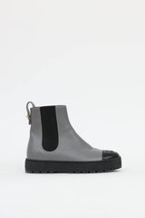 Chanel Leather CC Chelsea Boot