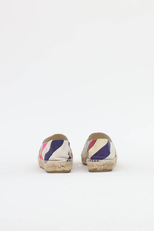 Chanel Canvas CC Espadrille Flat