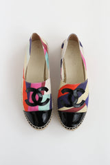 Chanel Canvas CC Espadrille Flat