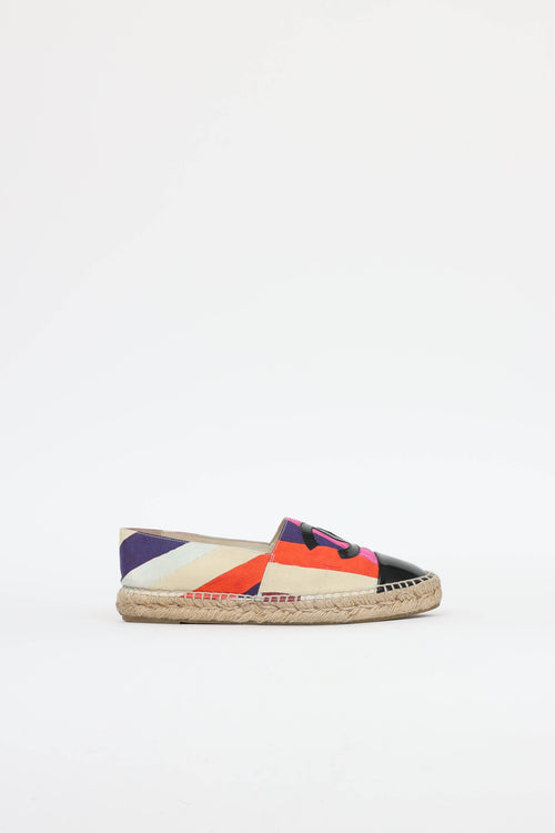 Chanel Canvas CC Espadrille Flat