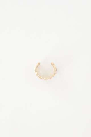 Dior Crystal Cuff Ring