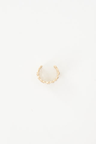 Dior Crystal Cuff Ring