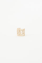 Dior Crystal Cuff Ring