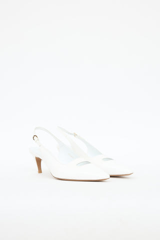 Dries Van Noten Leather Slingback Heel