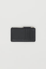Fendi Black Leather & Fur Monster Zip Cardholder