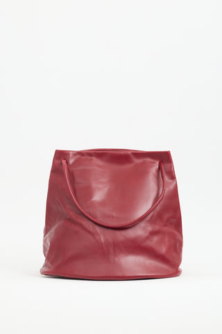 Gabriela Coll Garments Red Leather No. 17 Hoof Tote