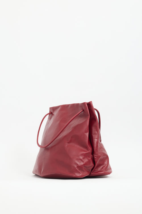 Gabriela Coll Garments Red Leather No. 17 Hoof Tote