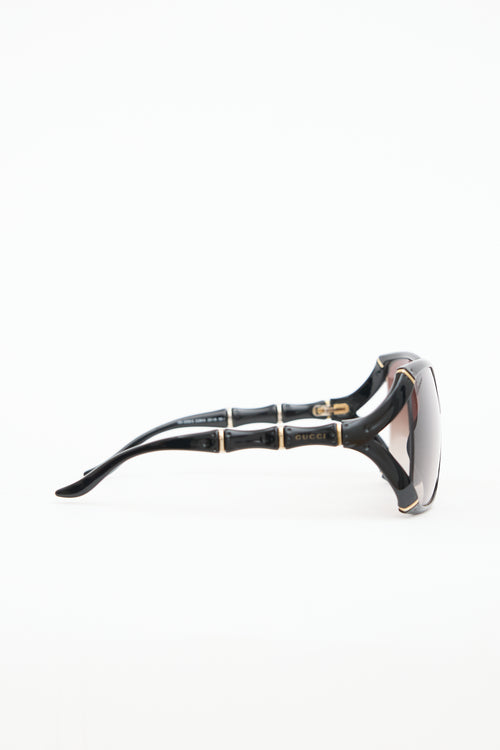 Gucci Oversized Bamboo GG3508S Sunglasses