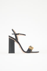 Gucci Leather GG Marmont Sandal