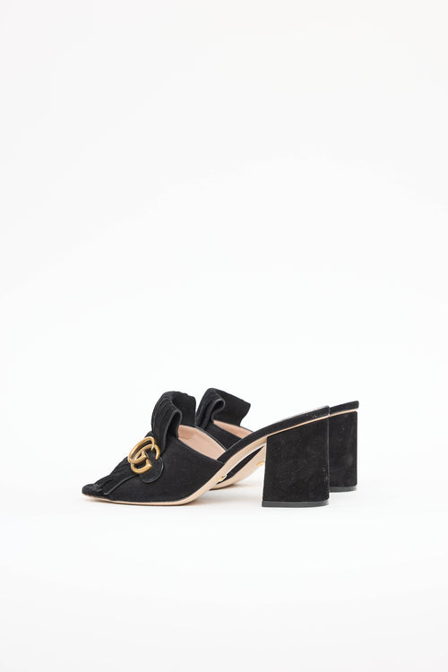 GucciGG Marmont Fringe Mule