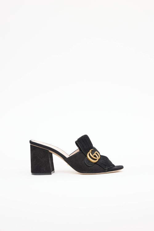GucciGG Marmont Fringe Mule