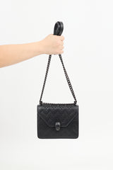 Bulgari X Nicholas Kirkwood Black Serpenti Forever Bag
