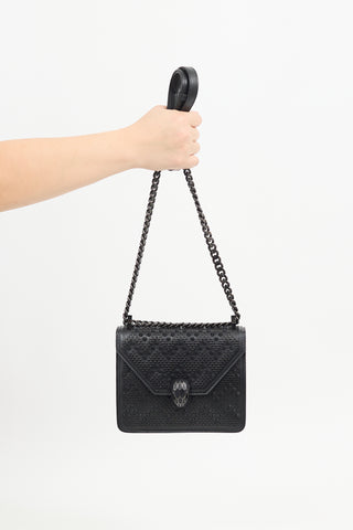 Bulgari X Nicholas Kirkwood Black Serpenti Forever Bag