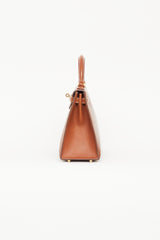 Hermès 2018 Gold Barenia Two-Way Kelly 28 Bag