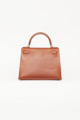 Hermès 2018 Gold Barenia Two-Way Kelly 28 Bag