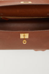 Hermès 2018 Gold Barenia Two-Way Kelly 28 Bag