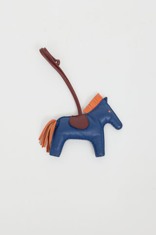 Hermès Blue & Orange Pegase Rodeo Charm