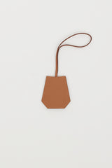 Hermès Brown Swift Leather Clochette Cles Keychain