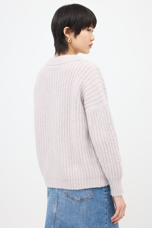 Lauren Manoogian Wool Rib Knit Sweater