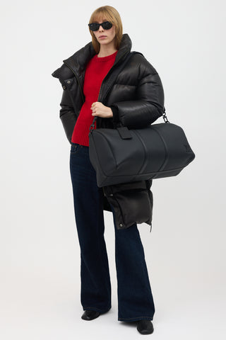 Louis Vuitton Aerogram Leather Keepall Bandouliere 50 Bag