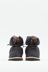 Louis Vuitton Black & Brown Pillow Comfort Ankle Boot