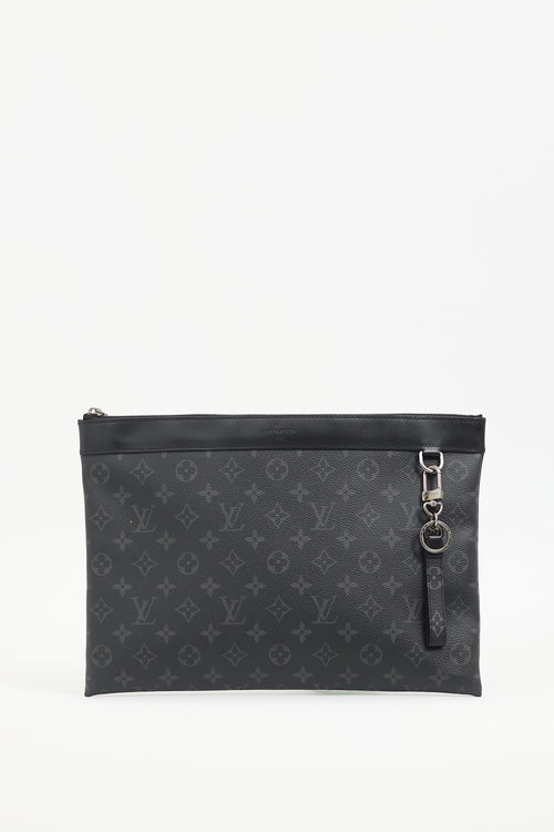 Louis Vuitton Black Monogram Eclipse Discovery Pouch