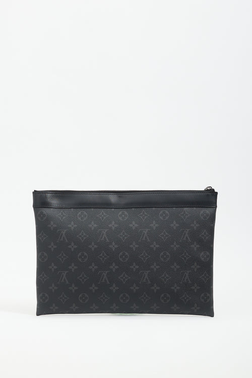 Louis Vuitton Black Monogram Eclipse Discovery Pouch