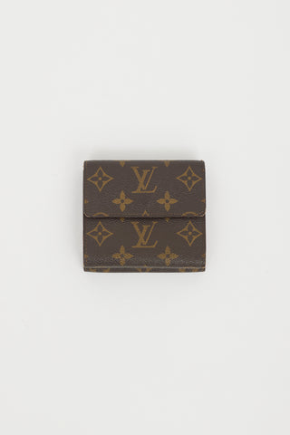Louis Vuitton Brown Monogram Portomone Dual Side Wallet