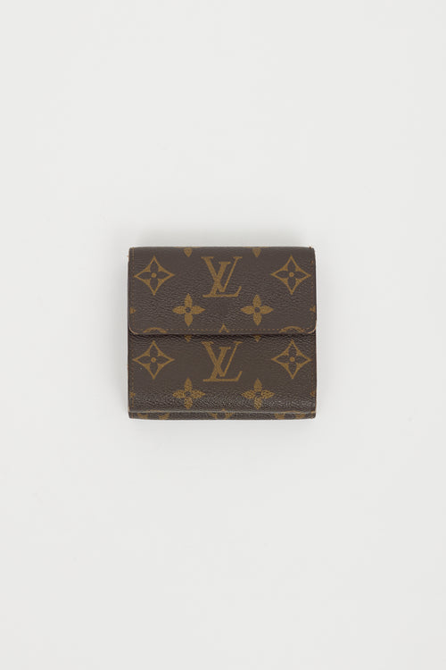Louis Vuitton Brown Monogram Portomone Dual Side Wallet
