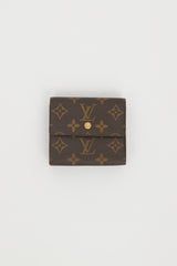 Louis Vuitton Brown Monogram Portomone Dual Side Wallet