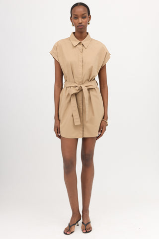 Matteau Poplin Tie Shirt Dress