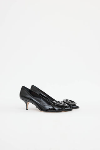 Miu MiuPatent Buckle Pump