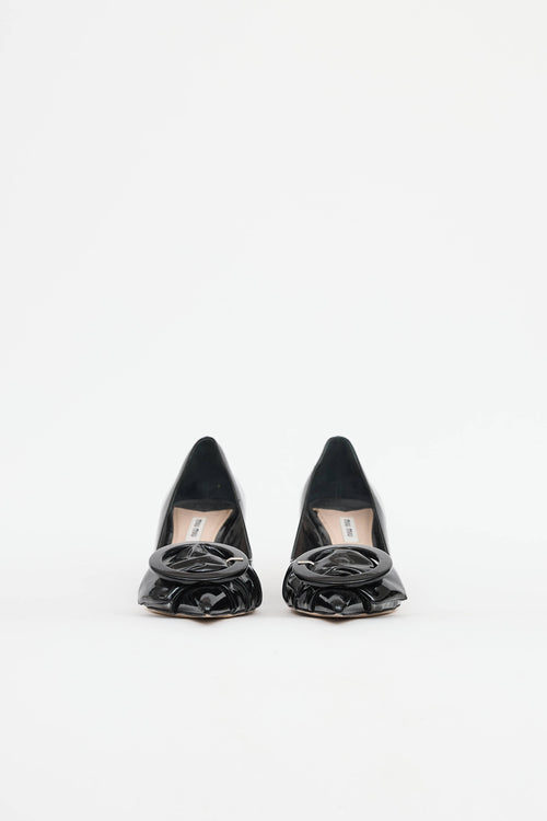 Miu MiuPatent Buckle Pump