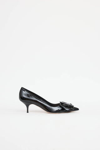 Miu MiuPatent Buckle Pump