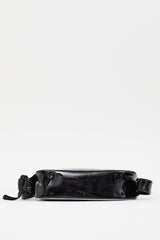 Ottolinger X Puma Black Patent Mini Racer Bag